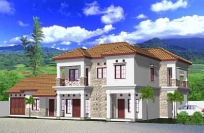 Desain Gambar Rumah Mewah Minimalis 2 Lantai Tren 2015 