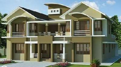 Desain Rumah Mewa dengan Atap Melengkung memberi kesan kemewahan yang alami namun tetap mempertahankan bentuk klasik