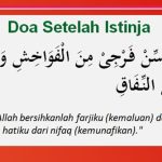 doa-istinja Doa selesai Beristinja